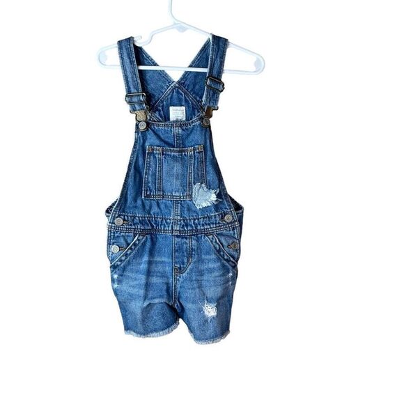 Gap Toddler Girl Jean Overalls Size 3T - Picture 1 of 11